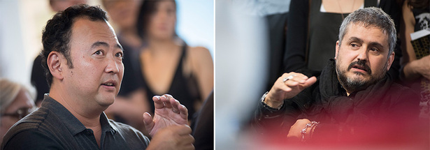Left: David Ruy, SCI-Arc Postgraduate Programs Chair; Right: Hernan Diaz Alonso, SCI-Arc Director/CEO