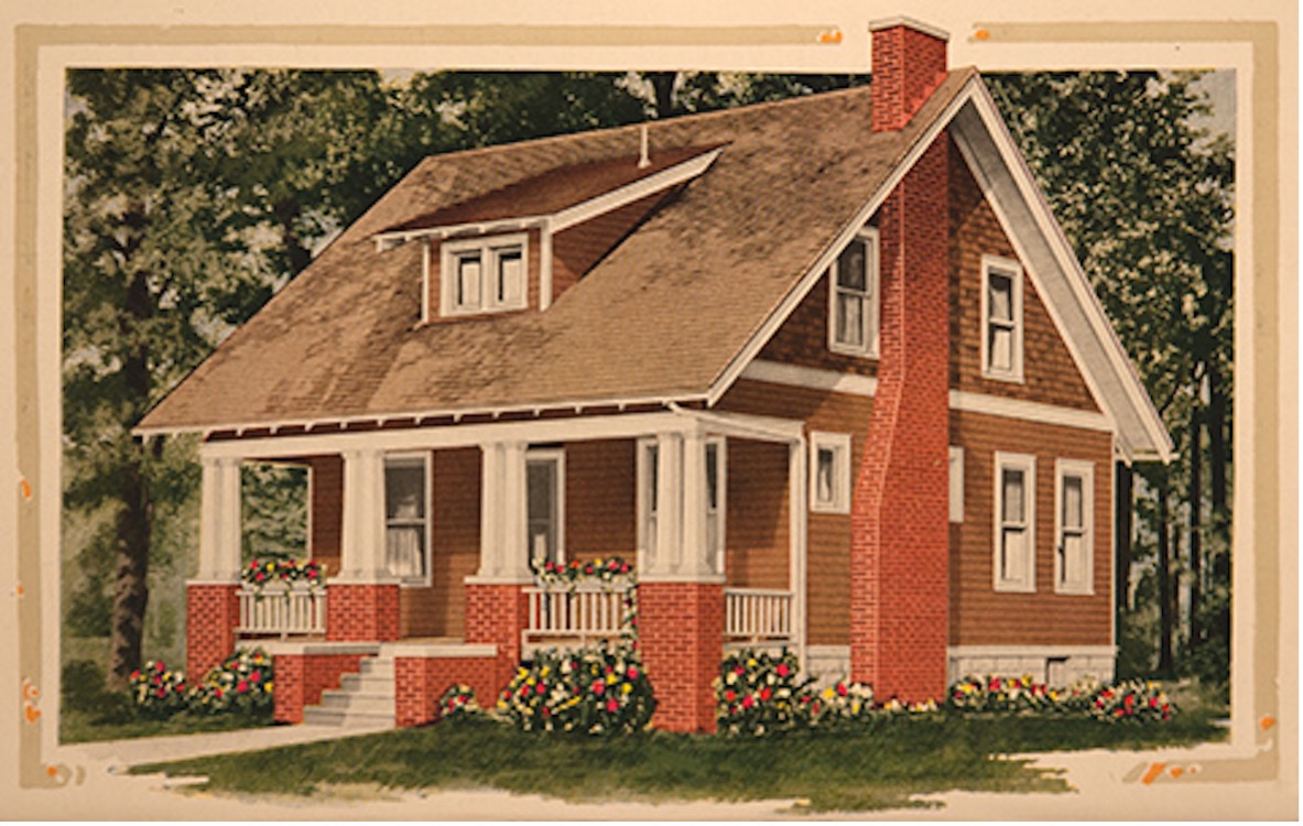The Detroit Model, Aladdin Homes: sold by the “golden rule” Bay City, Michigan, 1922